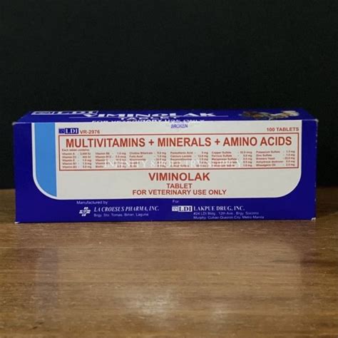 viminolak tablet|Viminolak Multivitamins + Food Supplement (100 Tablets).